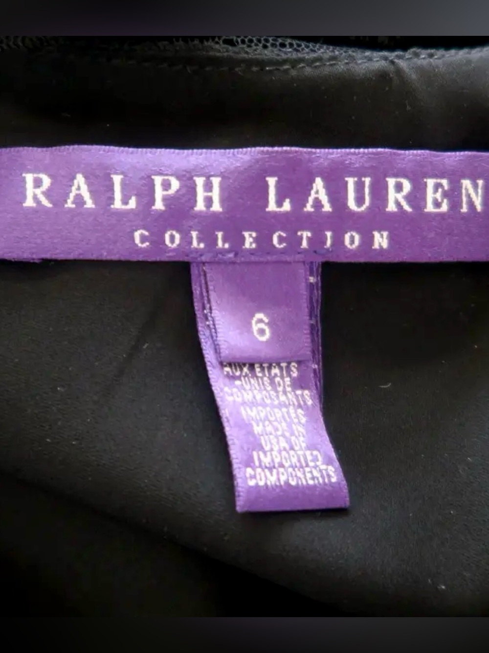 RALPH LAUREN COLLECTION BLACK DRAGON EMBROIDERED CHEONGSAM QIPAO MAXI DRESS SZ 6 - Picture 11 of 17